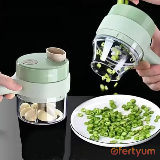 Cortador Eléctrico de Verduras 5 en 1